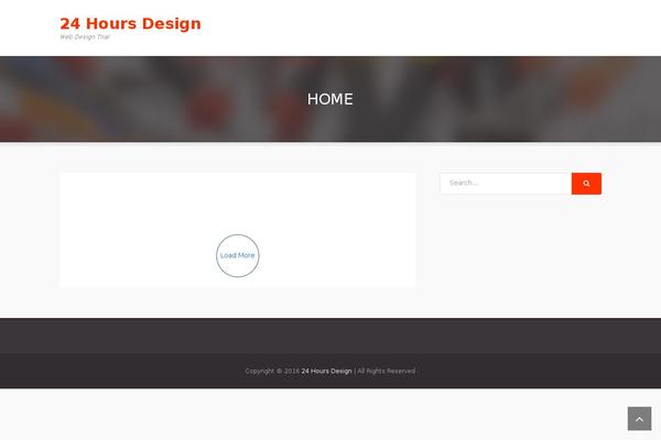 24hoursdesign.com site used Mdbootstrap4