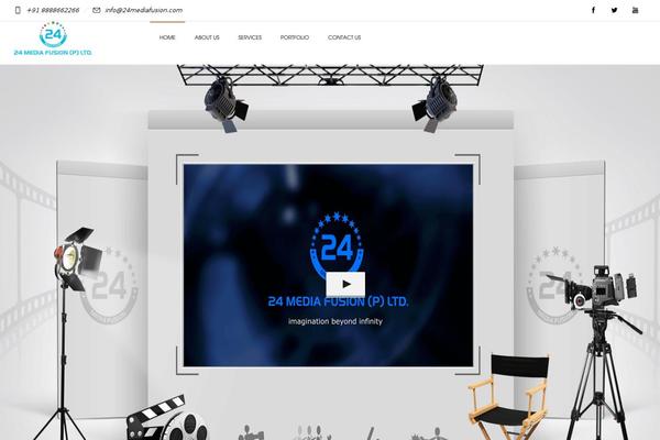 24mediafusion.com site used Wp-bootstrap