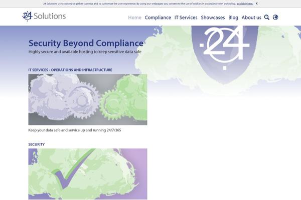 24solutions.com site used Indextheme