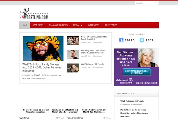 WordPress website example screenshot