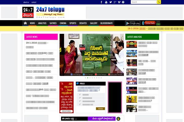 24x7 WordPress theme, websites list used 24x7 theme 24x7 theme websites examples