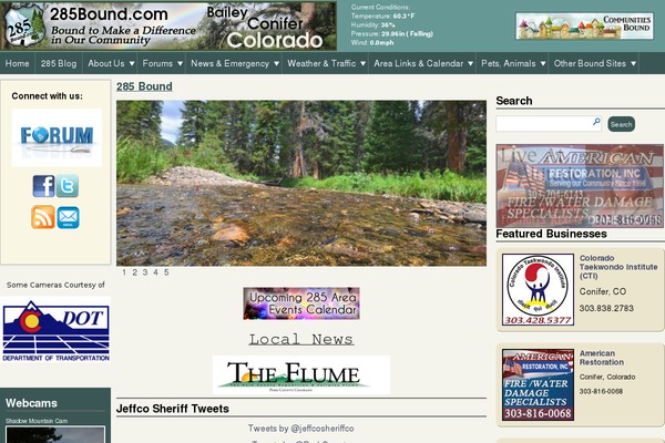 WordPress website example screenshot