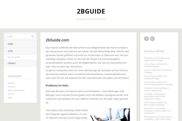 WordPress website example screenshot