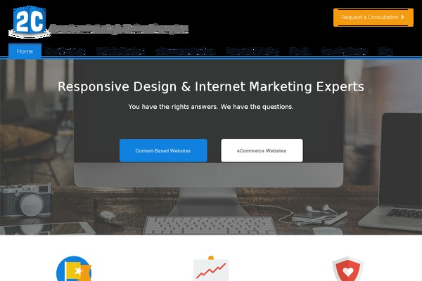 2c WordPress theme, websites list used 2c theme 2c theme websites examples