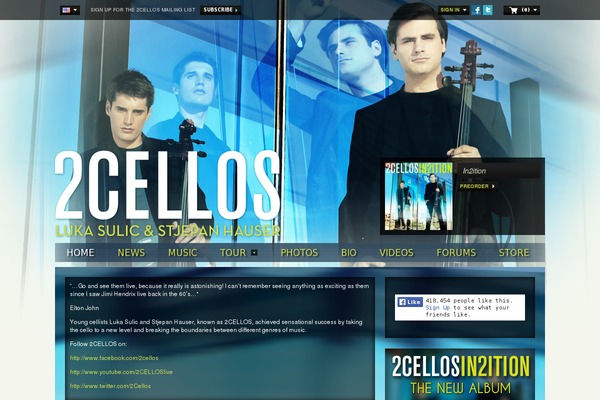 2cellos.com site used Bandtheme-single