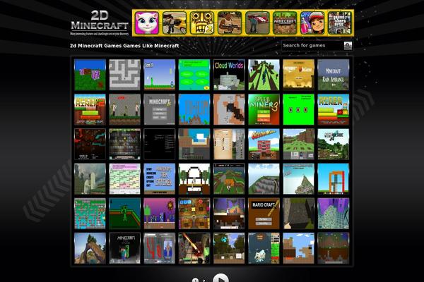2dminecraft.net site used Niche-simple-arcade