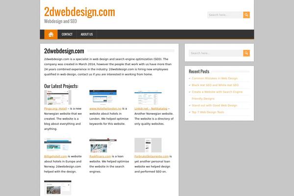 BrickYard theme site design template sample