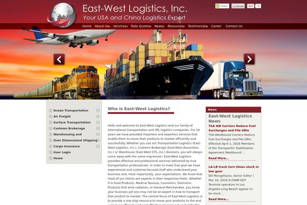 2eastwest.com site used Westlogistics