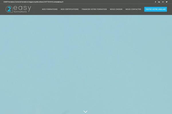 Enfold theme site design template sample