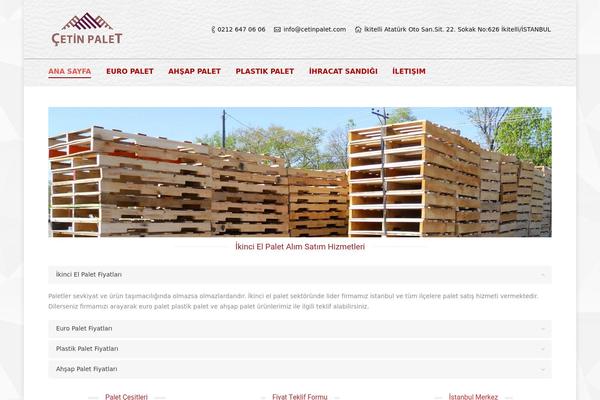 palet theme websites examples