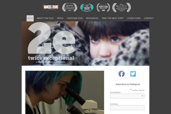 WordPress website example screenshot