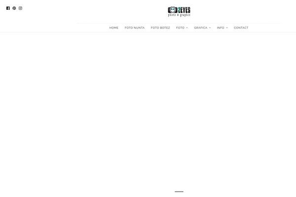 Photography theme site design template sample