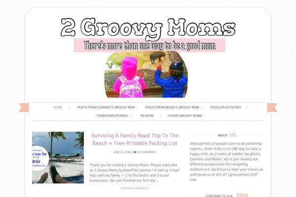 Sugar and Spice theme site design template sample