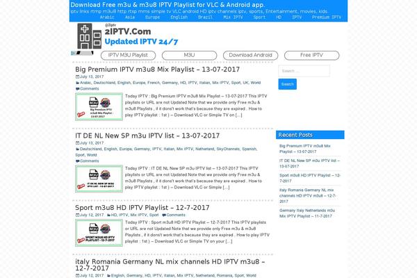 2iptv.com site used Sahifa