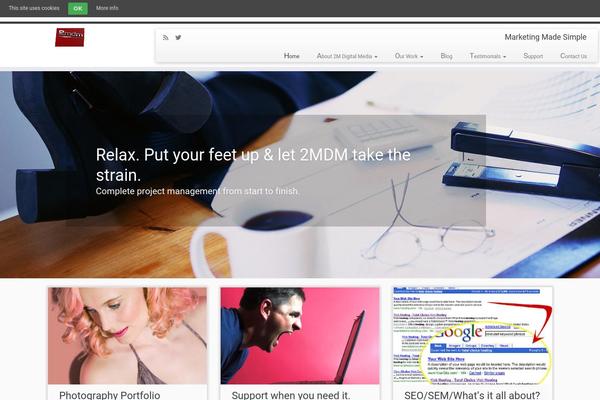 Customizr theme site design template sample