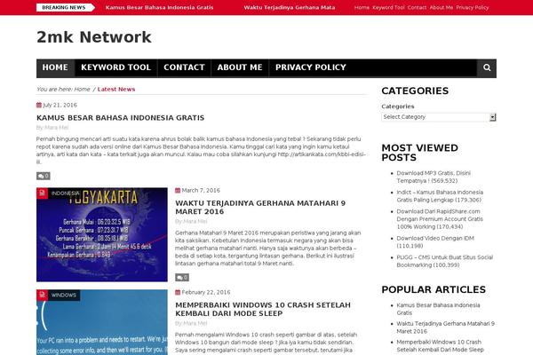 2mknetwork.com site used Elazi Lite