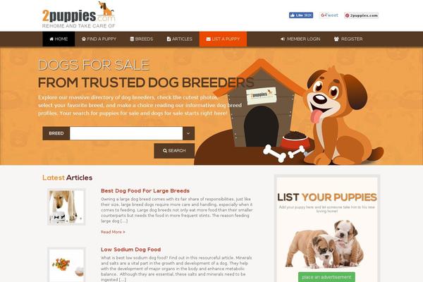 2puppies.com site used Puppies