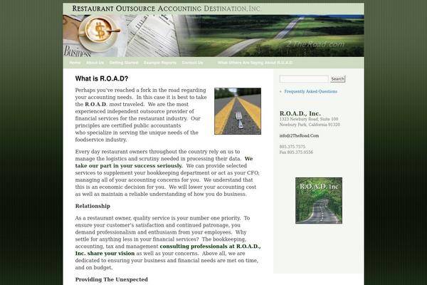 WordPress website example screenshot