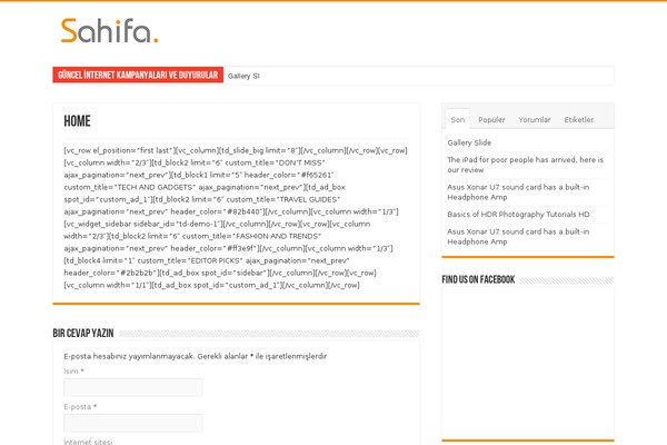 WordPress website example screenshot