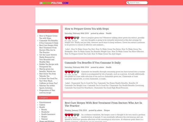 Encun theme site design template sample