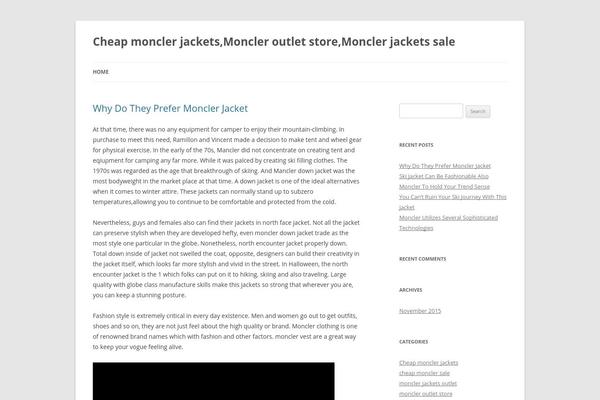 WordPress website example screenshot