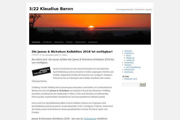 WordPress website example screenshot