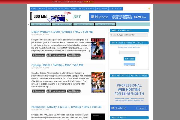 Thesis_18b1 theme site design template sample