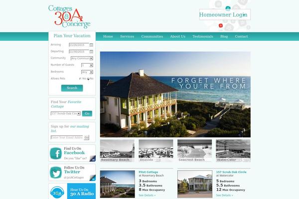 30acottagesandconcierge.com site used 30anew