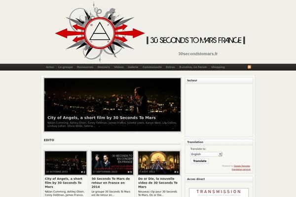 WordPress website example screenshot