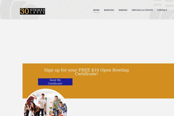 Bowl-wp theme site design template sample
