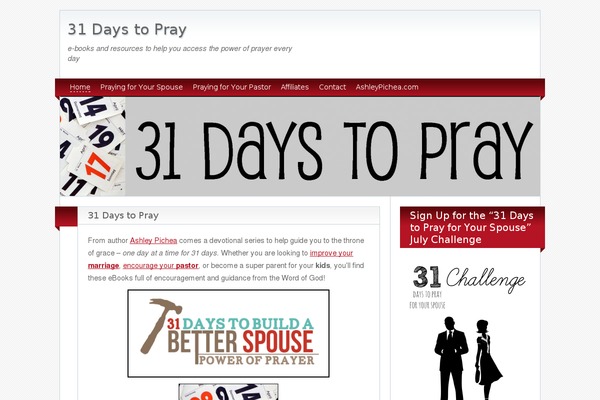 31daystopray.com site used Blogolifepro