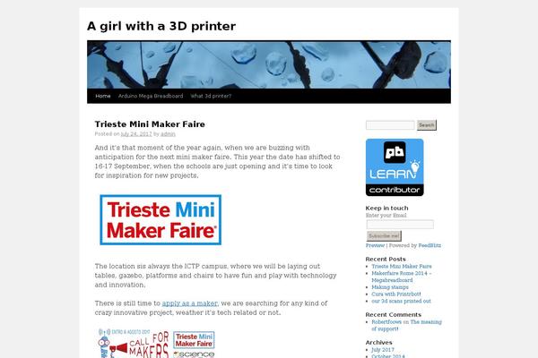 WordPress website example screenshot
