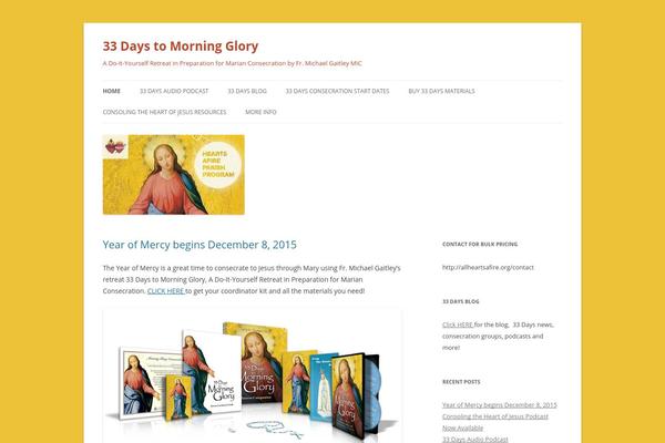 Twenty Twelve theme site design template sample