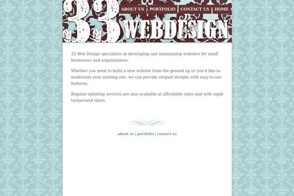 33webdesign.com site used 33webdesign