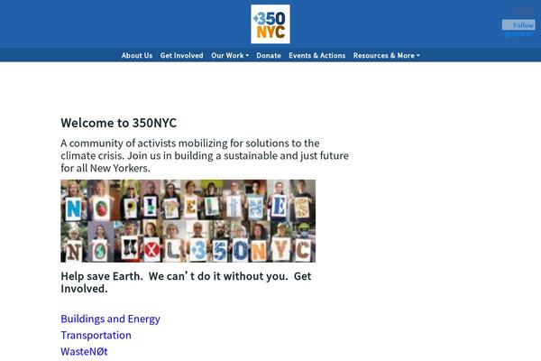 350nyc.org site used Threefifty_world