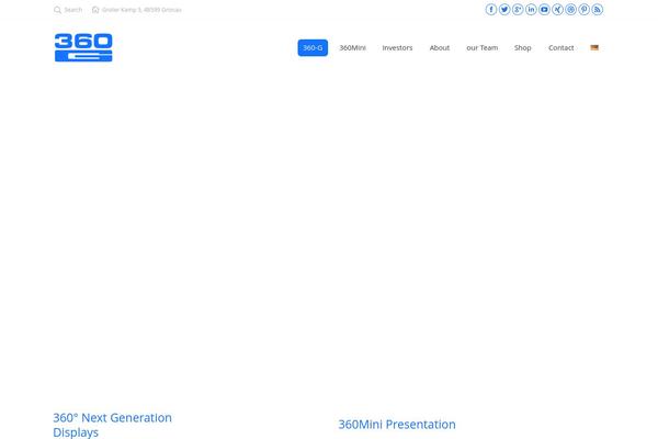 The7 theme site design template sample