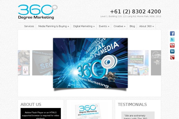 360degreemarketing.com.au site used Cool Blog