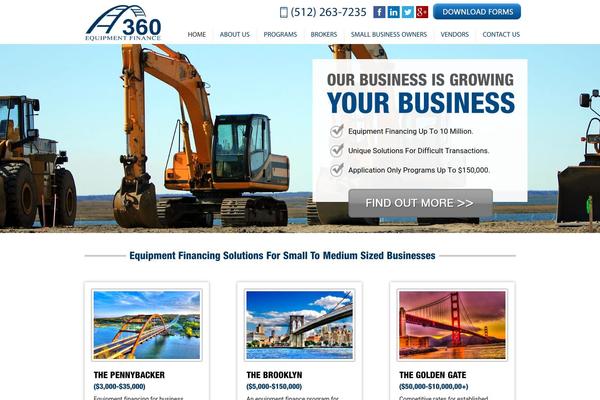 360equipmentfinance.com site used Fiction