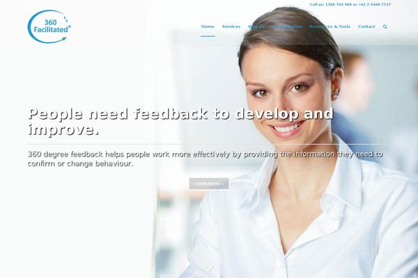 Enfold theme site design template sample