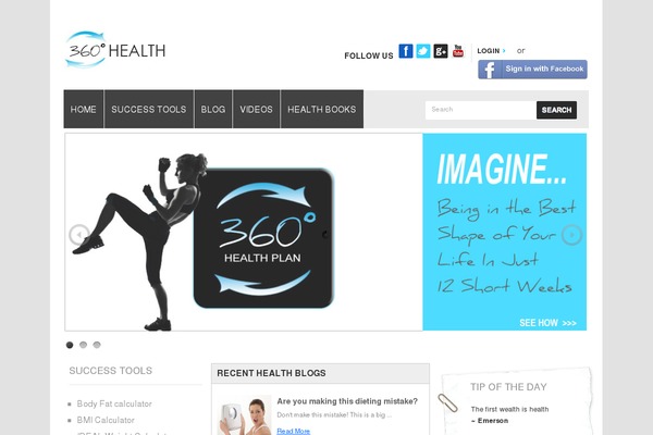 360_health_plan theme websites examples