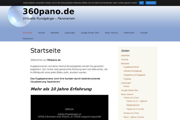360pano.de site used Twentythirteenchild