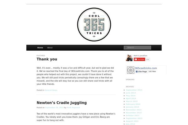 Twenty Eleven theme site design template sample