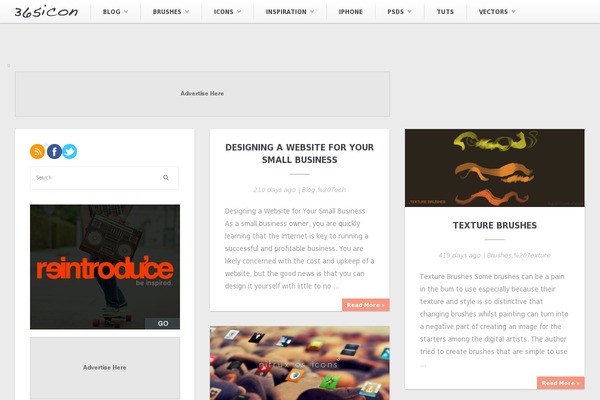 ResponsiveBlogily theme site design template sample