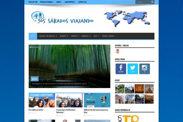 Jarida theme site design template sample