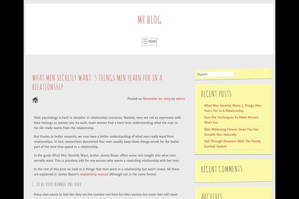 swallow theme site design template sample