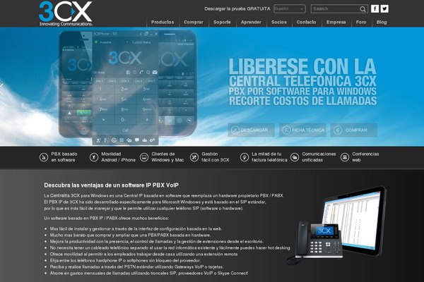 3cx.es site used 3cx