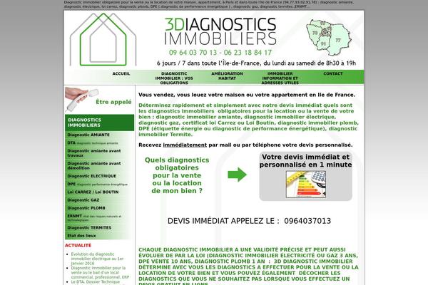 3d-diagnostic-immobilier.fr site used 3ddiagnostic