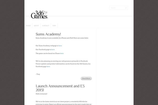 WordPress website example screenshot