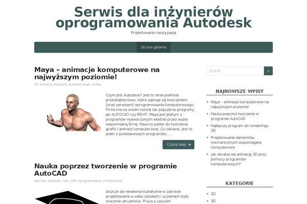 Hueman theme site design template sample