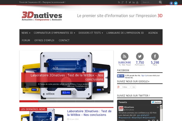 3dnatives.com site used 3dnatives